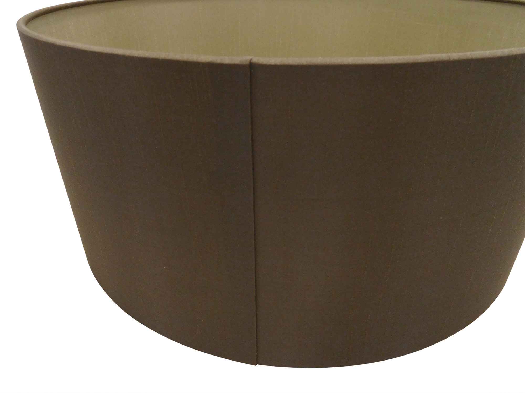 Baymont 30cm Flush 3 Light Raw Cocoa/Grecian Bronze, Frosted Diffuser DK0621  Deco Baymont